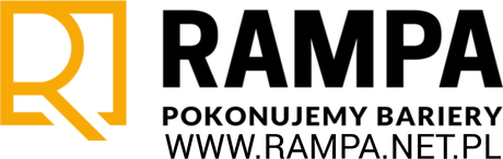 Nadruk Torba biała. Logo portalu RAMPA - Przód