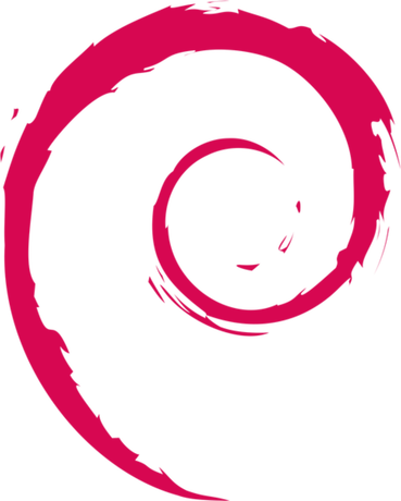 Nadruk Debian 2048 - Przód