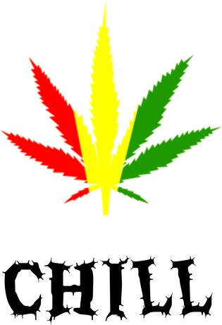 Nadruk Cannabis - Przód