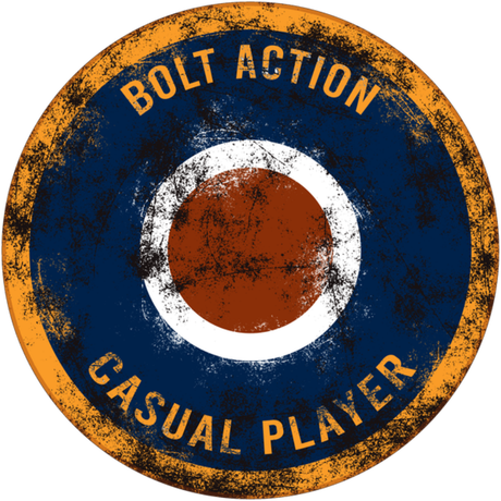 Nadruk Bolt Action - Casual Player UK - Przód