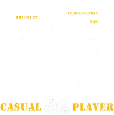 Nadruk Bolt Action  - Casual Player US - Przód