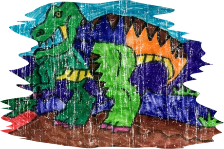 Nadruk Tyranozaur Rex - Przód