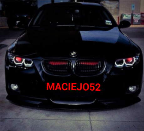 Nadruk MACIEJO52 BMW - Przód