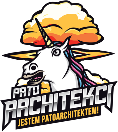 Nadruk Jestem patoarchitektem! - Przód