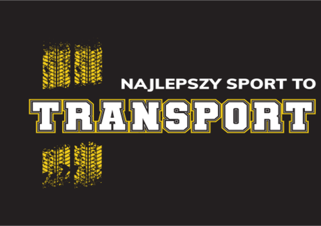 Nadruk Najlepszy sport to transport - Przód