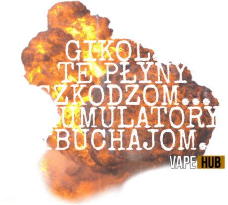 Nadruk VAPEHUB GIKOL - Przód