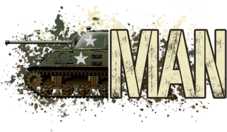 Nadruk Tank Aces - Sherman - Przód