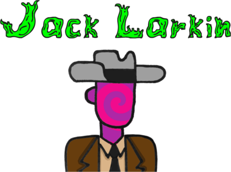 Nadruk Twirly Cowboy Jack Larkin GREEN - Przód