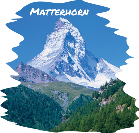 Nadruk Szczyty - Matterhorn - Przód