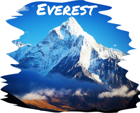 Nadruk Szczyty Świata - Everest - Przód