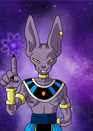 Nadruk Beerus Sama Dragon Ball - Przód