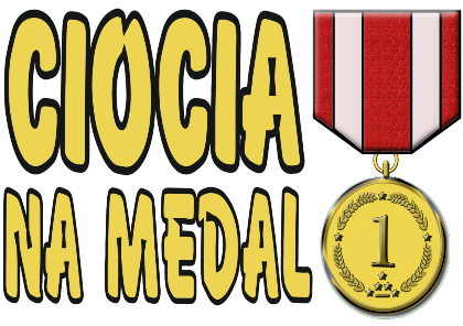 Nadruk CIOCIA NA MEDAL - Przód