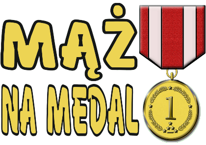 Nadruk MĄŻ NA MEDAL - Przód