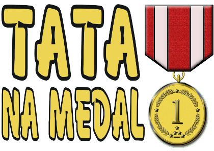 Nadruk TATA NA MEDAL - Przód