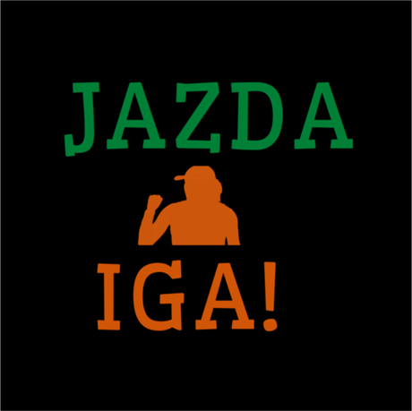 Nadruk Jazda Iga RG M4 - Przód