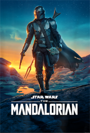 Nadruk Star Wars The Mandalorian Season 2 Poster - Przód