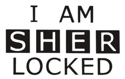 Nadruk I am Sherlocked - Przód