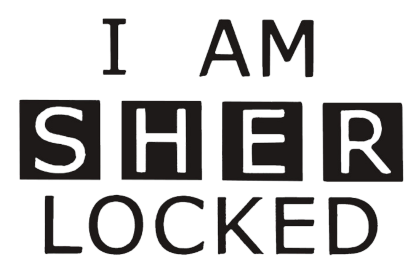Nadruk I am Sherlocked - Przód
