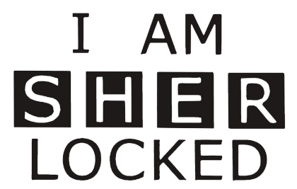 Nadruk I am Sherlocked - Przód