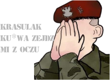 Nadruk Krasulak czarna - Przód