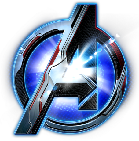 Nadruk Marvel Avengers Endgame Tech Logo Graphic - Przód