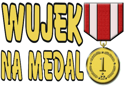 Nadruk WUJEK NA MEDAL - Przód