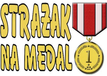 Nadruk STRAŻAK NA MEDAL - Przód