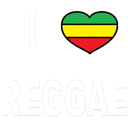 Nadruk Bluzka I LOVE REGGAE - Przód