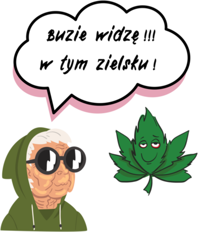 Nadruk Buzie widzę !!! - Przód