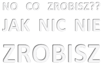 Nadruk No co zrobisz? - Przód