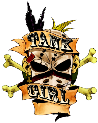 Nadruk tank girl - Przód