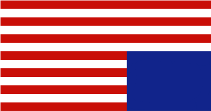 Nadruk Flag - Przód