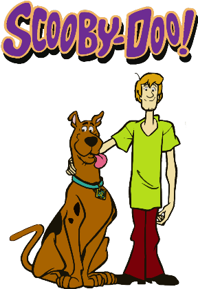 Nadruk scooby-doo - Przód