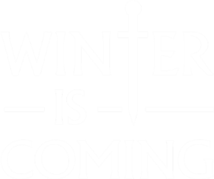 Nadruk Winter is Coming - Przód