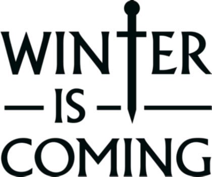 Nadruk Winter is Coming - Przód