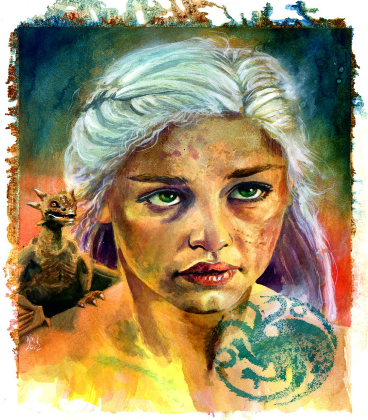 Nadruk khaleesi - Przód