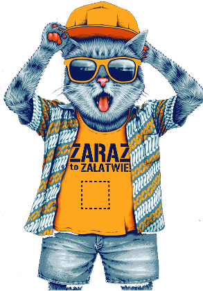 Nadruk Zaraz to załatwie! - Przód