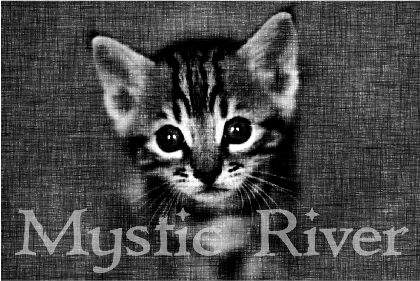 Nadruk Mystic River - Przód