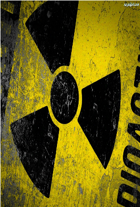 Nadruk radioaktywność - Przód