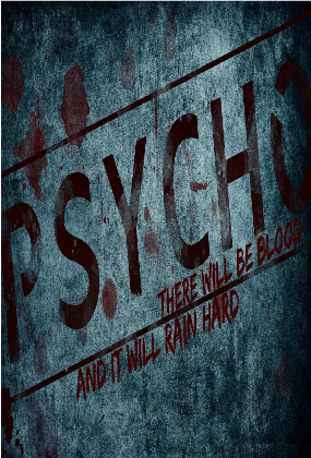 Nadruk Psycho - Przód
