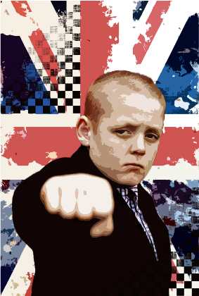 Nadruk THIS IS ENGLAND / SHAUN  męska - Przód