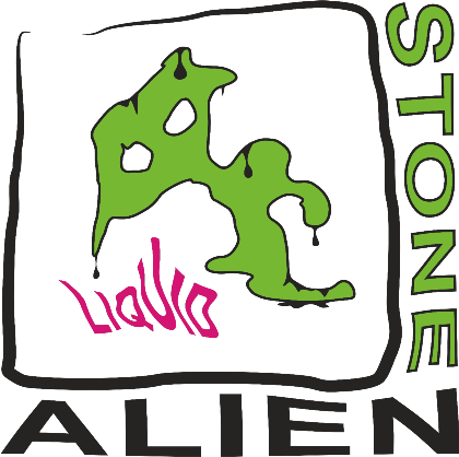 Nadruk Liquid Stone Alien - Przód