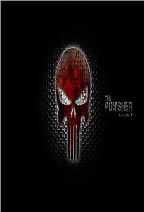 Nadruk punisher - Przód