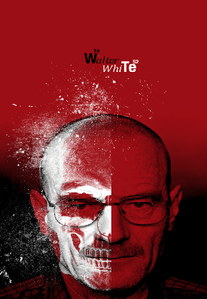 Nadruk walter white - Przód