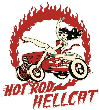 Nadruk hot rod - Przód