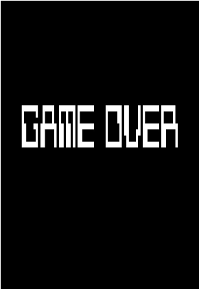 Nadruk GAME OVER - Przód