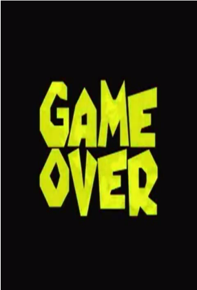 Nadruk GAME OVER - Przód