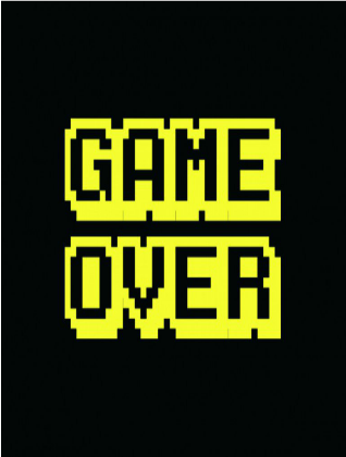 Nadruk GAME OVER - Przód