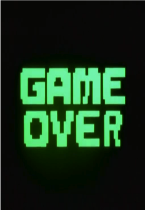 Nadruk GAME OVER - Przód