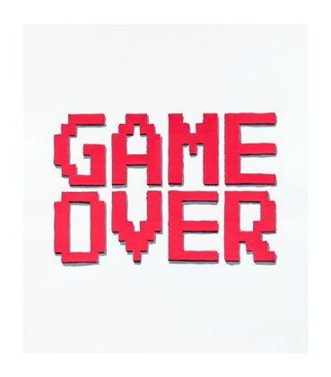 Nadruk GAME OVER - Przód